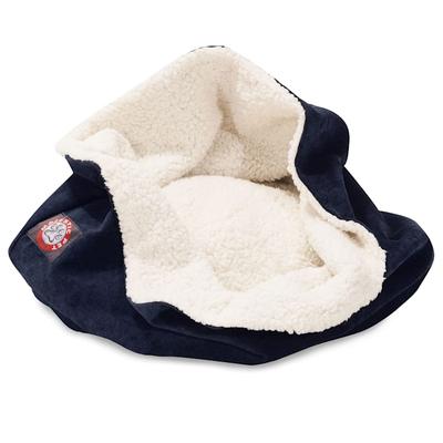 Majestic Pet Villa Navy Burrow Bed, 17" L x 17" W