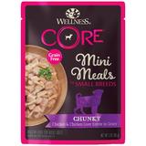 CORE Natural Grain Free Small Breed Mini Meals Chunky Chicken & Chicken Liver Entree Wet Dog Food, 3 oz., Case of 12, 12 X 3 OZ