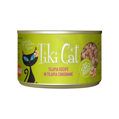 Tiki Cat Luau Tilapia Wet Cat Food, 6 oz., Case of 8