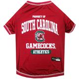 South Carolina Gamecocks NCAA T-Shirt for Dogs, Medium, Multi-Color