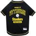 NFL AFC North T-Shirt For Dogs, Large, Pittsburgh Steelers, Multi-Color