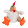 Just For Me Fat White Rooster Dog Toy, Small