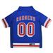 New York Rangers Dog Jersey, Small, Multi-Color