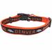 Denver Broncos NFL Dog Collar, Medium, Multi-Color / Multi-Color