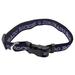 Colorado Rockies MLB Dog Collar, Medium, Purple / Black