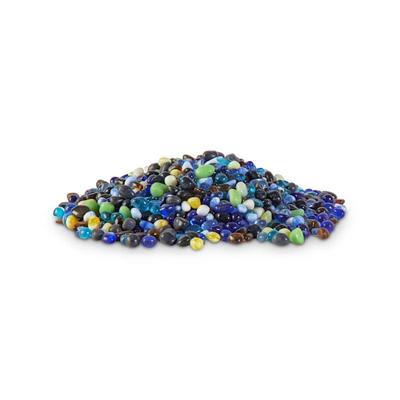 Imagitarium Aquarium Mini Glass Gravel Accent Mix, Blue Azure, 10 oz.