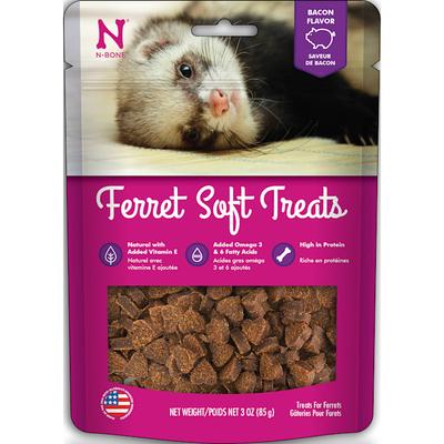 N-Bone Grain Free Bacon Soft Ferret Treats, 3 oz.