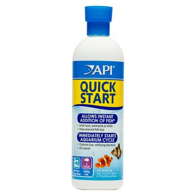 API QUICK START Freshwater and Saltwater Aquarium Nitrifying Bacteria 16-Ounce Bottle