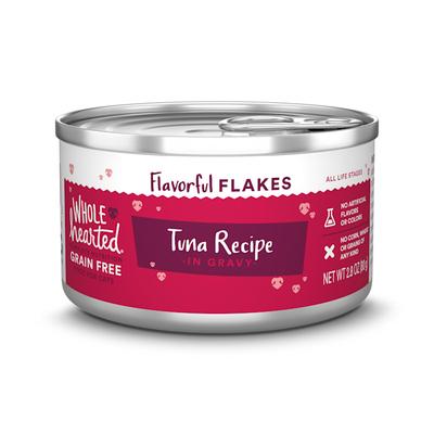 WholeHearted Grain Free Tuna Recipe Flaked in Gravy All Life Stages Wet Cat Food, 2.8 oz., Case of 12