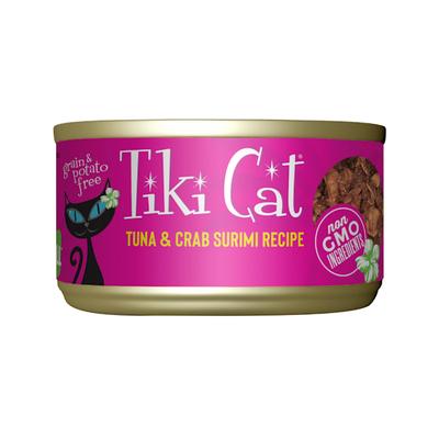 Tiki Cat Lanai Grill Tuna Crab Surimi Wet Cat Food, 2.8 oz., Case of 12