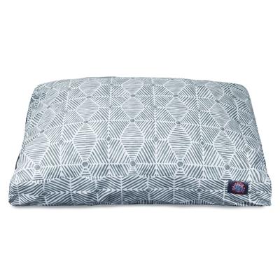 Majestic Pet Charlie Gray Rectangle Pet Bed, 50" L x 42" W