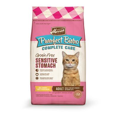 Merrick Purrfect Bistro Complete Care Sensitive Stomach Chicken Recipe Dry Cat Food, 12 lbs.
