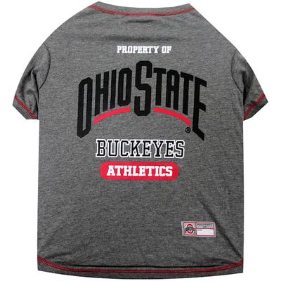 NCAA BIG 10 T-Shirt for Dogs, X-Small, Ohio State, Multi-Color