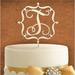 aMonogram Art Unlimited Square Frame Cake Topper Wood in Black | Wayfair 94107K-G