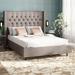 Wayfair Custom Upholstery™ Rita Tufted Low Profile Standard Bed Upholstered/Metal in Black | 56 H x 62 W x 80 D in CSTM1859 40850373