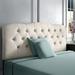 Birch Lane™ Stella Upholstered Panel Headboard Upholstered, Wood in Blue | 51 H x 41 W x 4 D in | Wayfair 09BB4FEE641F43AEB1156FD801769660