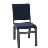 Red Barrel Studio® Hiraku Patio Dining Side Chair Sling in Gray | 35.5 H x 17.5 W x 25 D in | Wayfair 44BAA563094640028B74166DF96C2D39