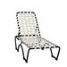 Tropitone Kahana 79" Long Reclining Single Chaise Lounge Metal in Black | 39.5 H x 27 W x 79 D in | Outdoor Furniture | Wayfair 260532_OBS_PMT