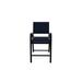 Red Barrel Studio® Holna 42" Patio Bar Stool in Black | 42 H x 23.5 W x 29 D in | Wayfair E40CC4638C0145D4A4AA671B997B6A16