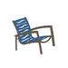 Tropitone South Beach EZ Span™ Patio Chair in Gray/Black/Brown | 22.5 H x 26.5 W x 28.5 D in | Wayfair 230513WV_MOC_RYB