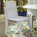 Uwharrie Chair Carolina Preserves Patio Dining Chair Wood in Yellow | 35.5 H x 21.25 W x 21.5 D in | Wayfair C096-075