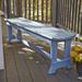 Uwharrie Outdoor Chair Carolina Preserves Picnic Bench Wood/Natural Hardwoods in Black | 18.25 H x 66 W x 14 D in | Wayfair C098-046