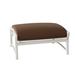 Tropitone Corsica Outdoor Ottoman w/ Cushion Metal in Gray | 16.5 H x 30 W x 24 D in | Wayfair 171317_PMT_Gold Coast