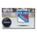 FANMATS Scraper NHL New York Rangers 30 in. x 19 in. Non-Slip Outdoor Door Mat Rubber in Blue/Gray | 19 W x 30 D in | Wayfair 19160