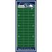 Fathead Seattle Seahawks Football Field Large Removable Growth Chart