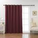 Alcott Hill® Scarsdale Solid Blackout Thermal Grommet Single Curtain Panel Polyester in Red | 80" W x 96" L | Wayfair ACOT4343 38139431