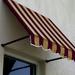 Awntech Manual Slope Window Awning Wood in Red/Brown | 44 H x 76.5 W x 24 D in | Wayfair SANT32-WH-6BT