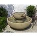 Campania International Concrete Small Del Rey Fountain | 23 H x 36 W x 36 D in | Wayfair FT-317-NN