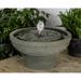Campania International Faro Concrete Fountain, Size 7.5 H x 13.0 W x 13.0 D in | Wayfair FT-327-BR