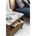 Calligaris Boston Nightstand w/ 2 Drawers Wood in Brown | 20 H x 24.12 W x 17.75 D in | Wayfair CS6046026201P2C20100000