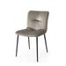 Calligaris Annie Dining Chair w/ Plush Seat Upholstered/Velvet in Black/Brown | 33.5 H x 20.13 W x 22.75 D in | Wayfair CS1848000015S0F00000000