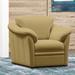 Club Chair - Hokku Designs Ramdev 39" Wide Top Grain Leather Club Chair Leather/Genuine Leather in White/Brown | 34 H x 39 W x 36 D in | Wayfair