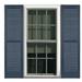 Perfect Shutters, inc. Premier Louver Exterior Shutters Vinyl in Gray | 63 H x 15 W x 0.78 D in | Wayfair IL501563004