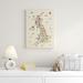 Harriet Bee 'Animal Map of Great Britain & NI for Children & Beige' Canvas Art Canvas in White/Black | 47 H x 35 W in | Wayfair