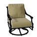 Woodard Delphi Outdoor Rocking Chair in Gray/Black/Brown | 33.5 H x 27.25 W x 31 D in | Wayfair 850677-92-14Y