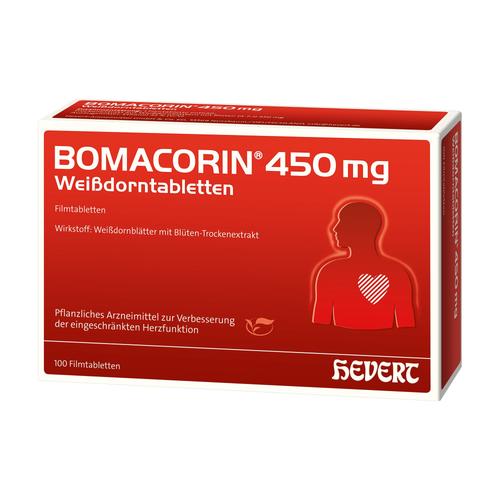Bomacorin 450 mg Weißdorntabletten 100 St Filmtabletten