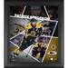 Patrice Bergeron Boston Bruins Framed 15'' x 17'' Impact Player Collage with a Piece of Game-Used Puck - Limited Edition 500