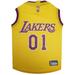 NBA Western Conference Mesh Jersey for Dogs, Small, Los Angeles Lakers, Yellow