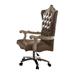 Astoria Grand Kimberly Task Chair Aluminum/Upholstered in Brown/Gray | 48.43 H x 26.97 W x 28.35 D in | Wayfair 24763C0CBD1C43B6834FD79B6790B5CF