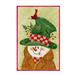 The Holiday Aisle® 'Snowman in Brown & Green'Canvas Art Canvas in White | 47 H x 30 W in | Wayfair 0930AA89C1CC4A488BF6B7EB9169DCF3