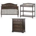 Child Craft Camden Convertible Crib, Chest & Changing Table 3-Piece Nursery Set Wood in Brown/Green | Wayfair