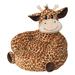 Harriet Bee Osya Plush Giraffe Character Novelty Chair Faux Fur in Brown | 21 H x 19 W x 19 D in | Wayfair B9DE421BEF5F437A9C3A739E908B58CB