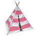 Harriet Bee Daliah Children's Triangular Play Tent w/ Carrying Bag Cotton in Pink | 57 H x 53 W x 53 D in | Wayfair