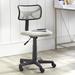 Symple Stuff Buckelew Task Chair Upholstered/Metal in Gray/Brown | 28.9 H x 21.3 W x 20.9 D in | Wayfair 1450FD01F2B14FBA9CD4467DD68BAB3A