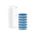 Angelcare Nappy Disposal System Value Pack, White, 1 count