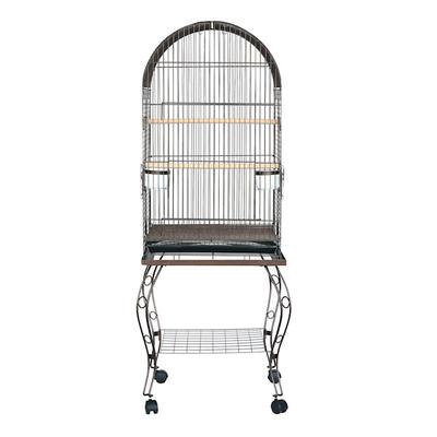 YML Dometop Copper Parrot Cage, 20" L X 20" W X 58" H
